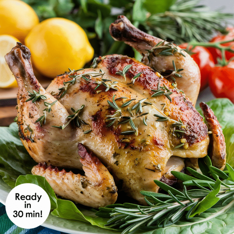 Perfect Summer Chicken with Herb Marinade (Ready in 30 Min!)