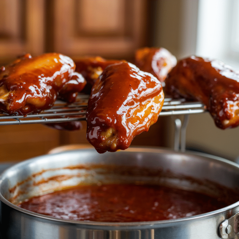 Quick Barbecue Wings