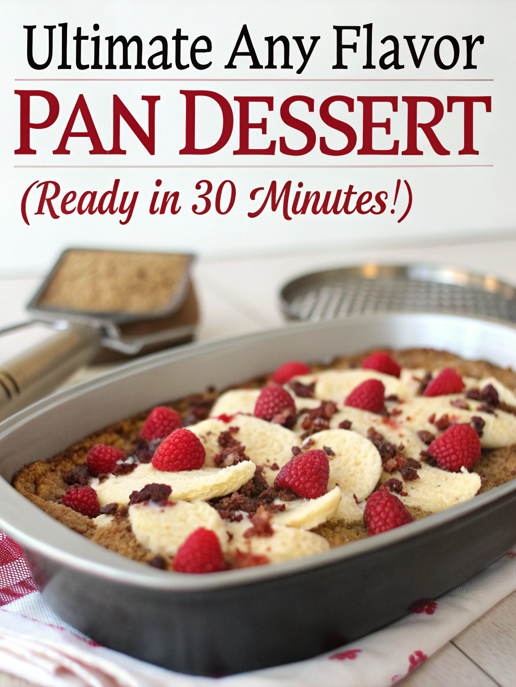 Ultimate 'Any Flavor' Pan Dessert (Ready in 30 Minutes!)