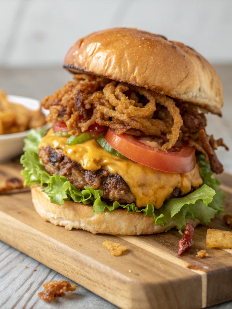 Ultimate Crispy Onion Smash Burger (Better Than Fast-Food!)