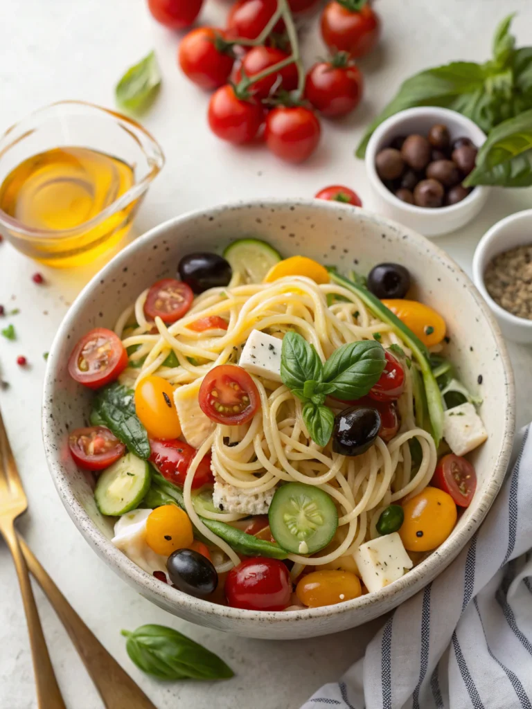 Ultimate Italian Spaghetti Salad (Perfect for Potlucks!)