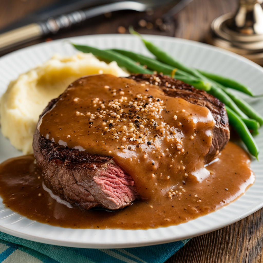 Ultimate Smothered Round Steak (Melt-In-Your-Mouth Tender!)