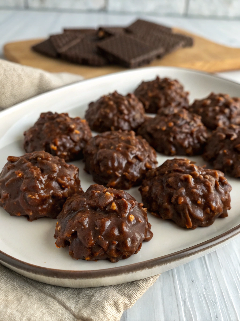 5-Minute Chocolate No-Bake Cookies (Perfect After-School Treat!)