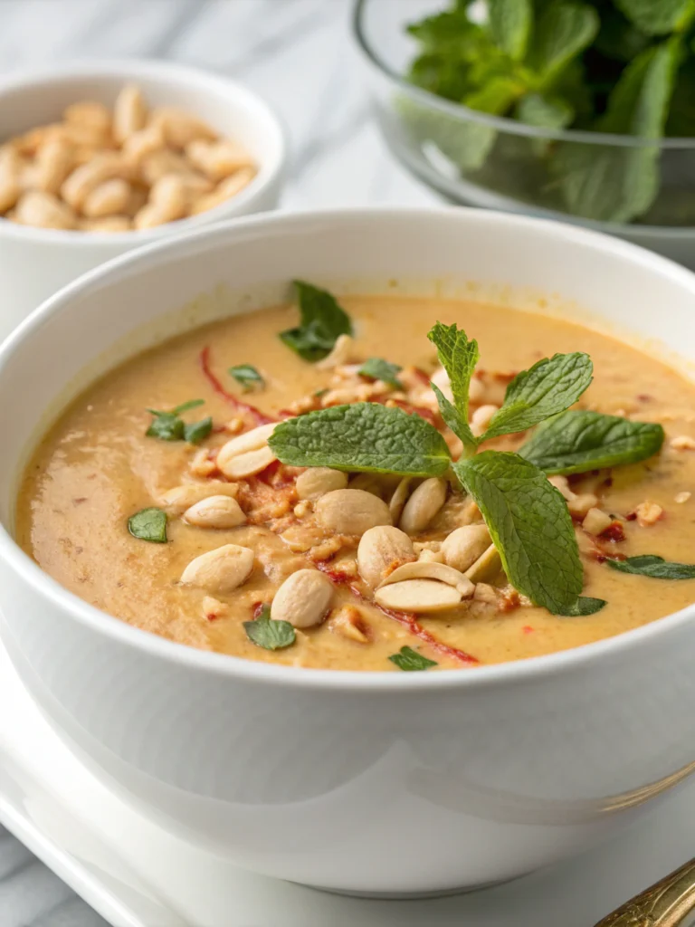 Divine Chilled Peanut Soup (Restaurant-Quality!) | Summer Refresher