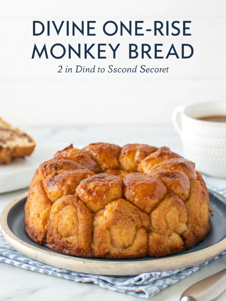 Divine One-Rise Monkey Bread (No Second Rise Needed!)