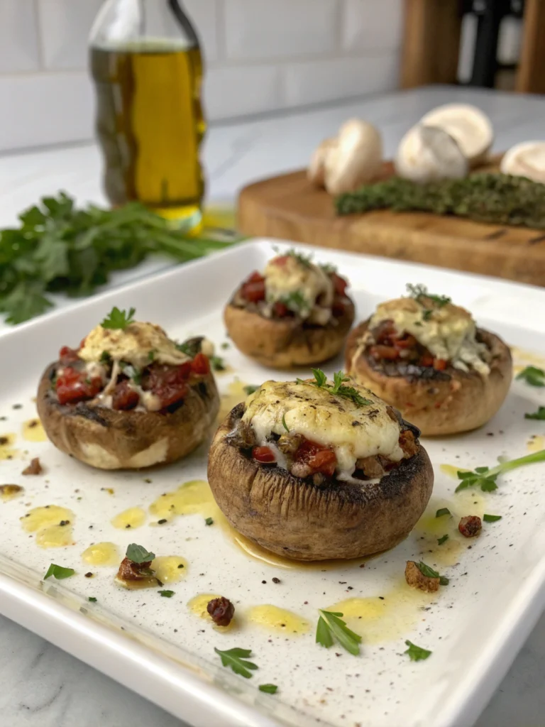 Gourmet Stuffed Mushrooms (Restaurant-Quality at Home!)