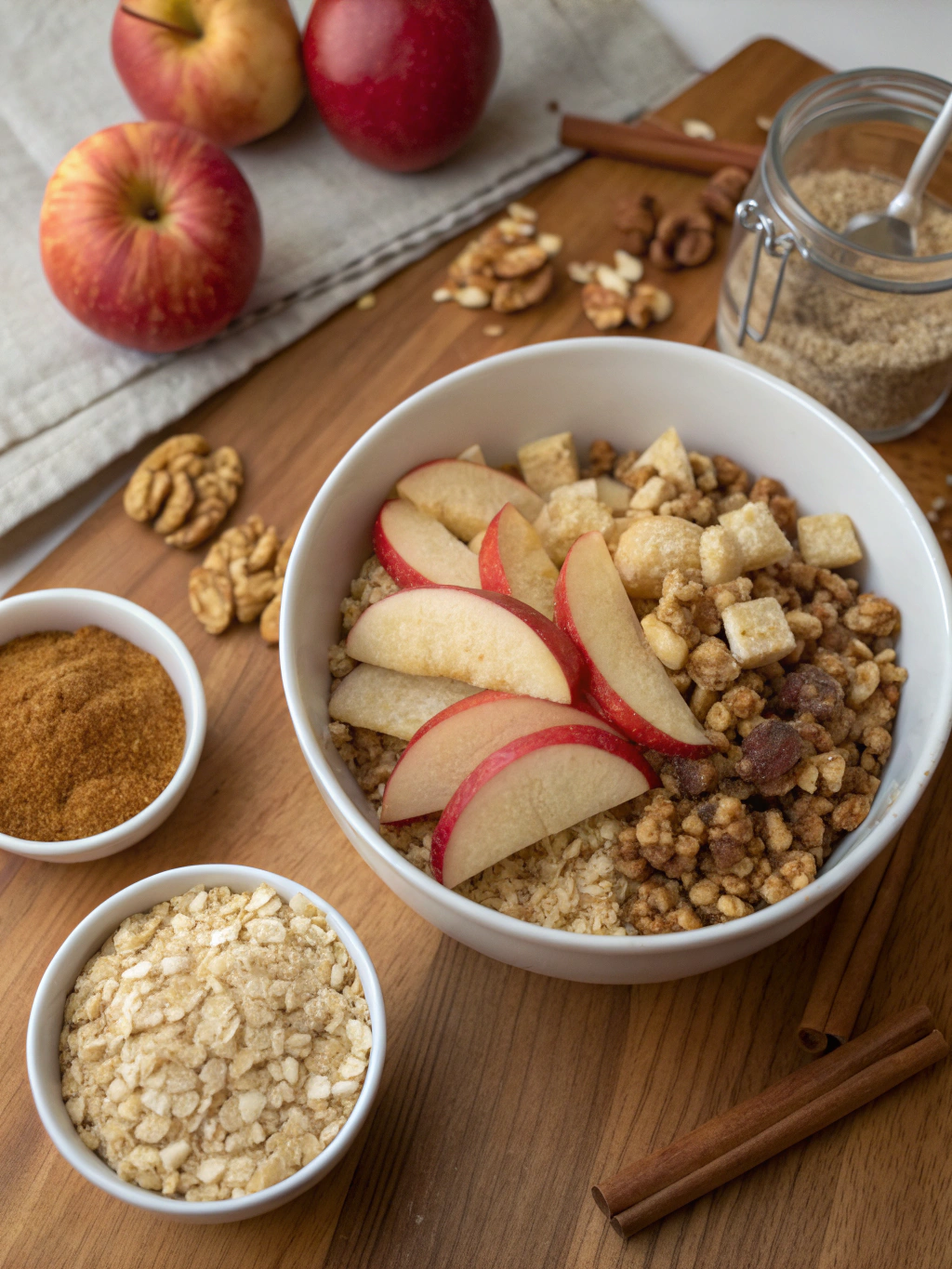 Homemade Cinnamon Apple Crisp (Better Than Grandma's!) ingredients