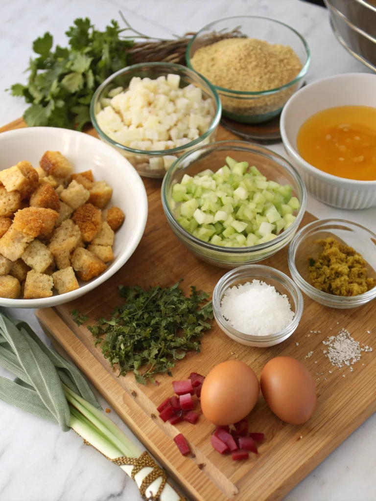 Southern Cornbread Dressing (Thanksgiving Table Showstopper!) ingredients