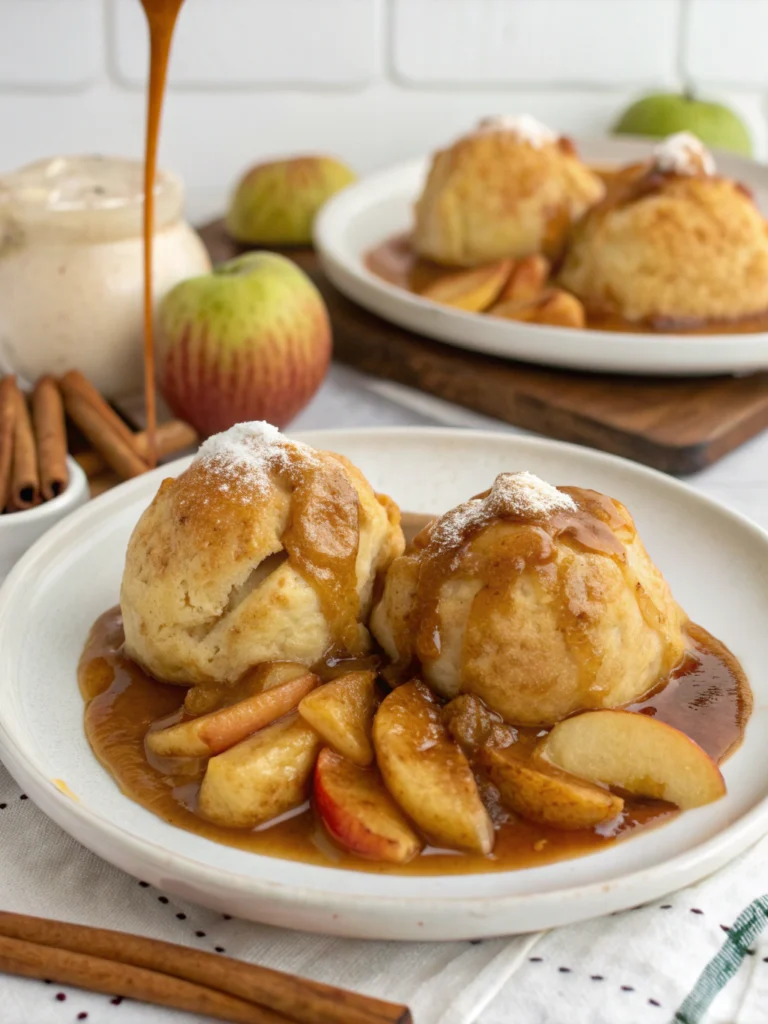 Classic Apple Dumplings with Cinnamon Sauce (Grandma-Approved!)
