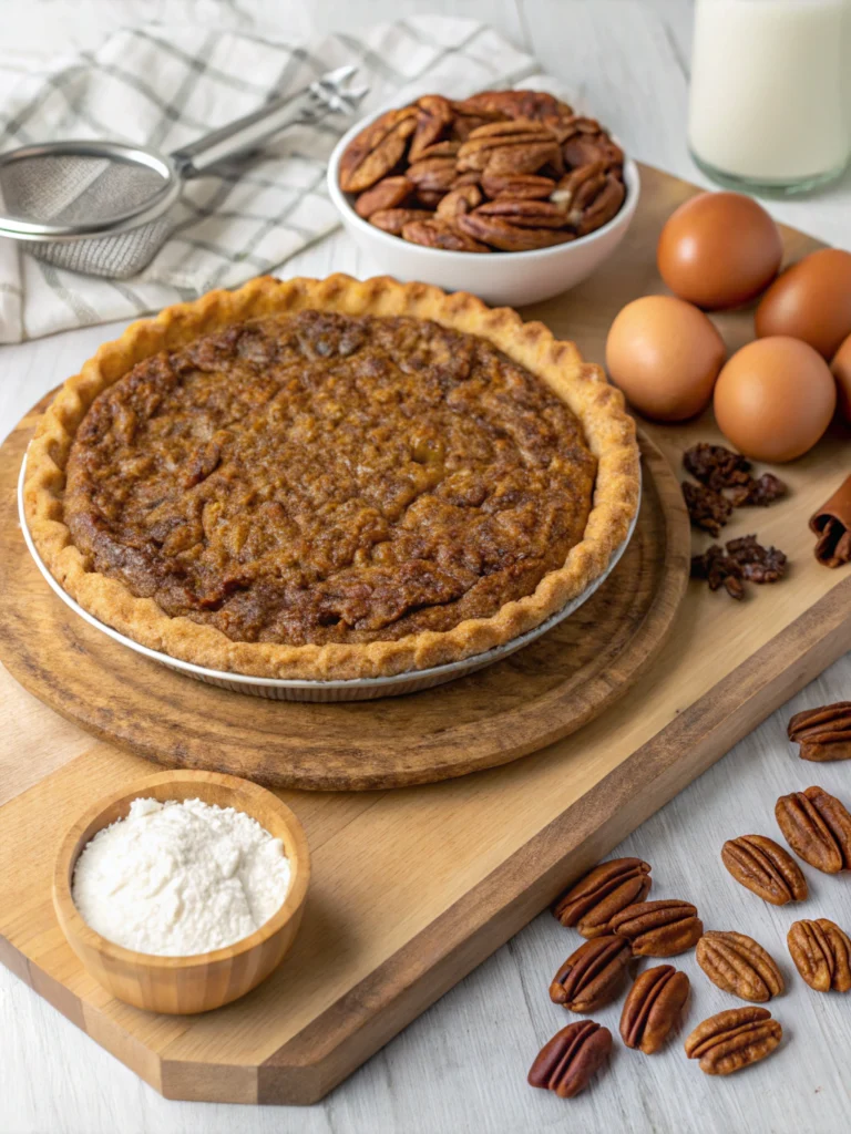 Classic Kentucky Pecan Pie (Decadent Southern Treat!) ingredients