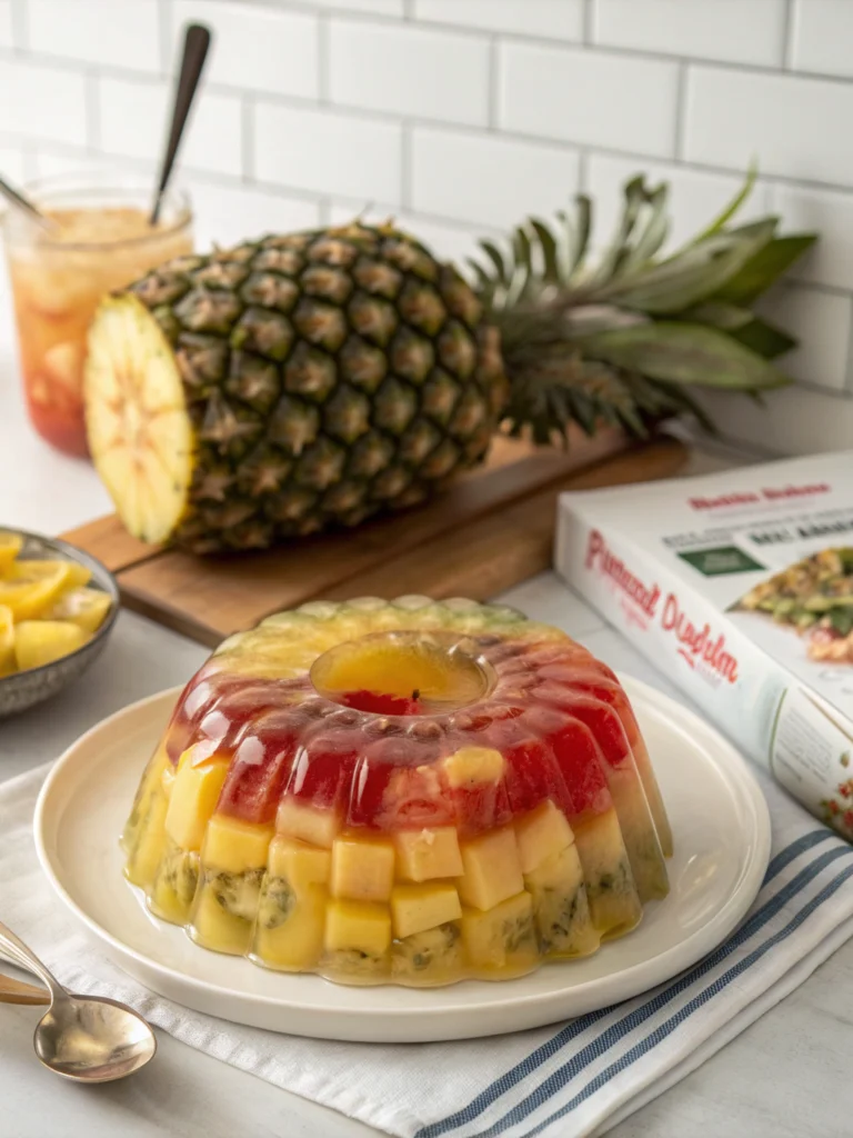 Classic Pineapple Gelatin Mold (Perfect for Potlucks!) ingredients