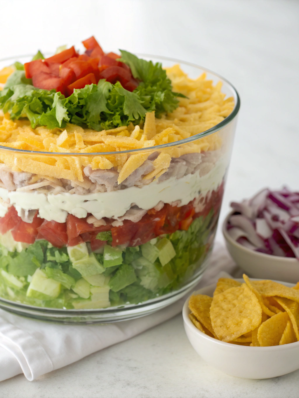 Classic Seven Layer Salad (Perfect Make-Ahead Side Dish!)