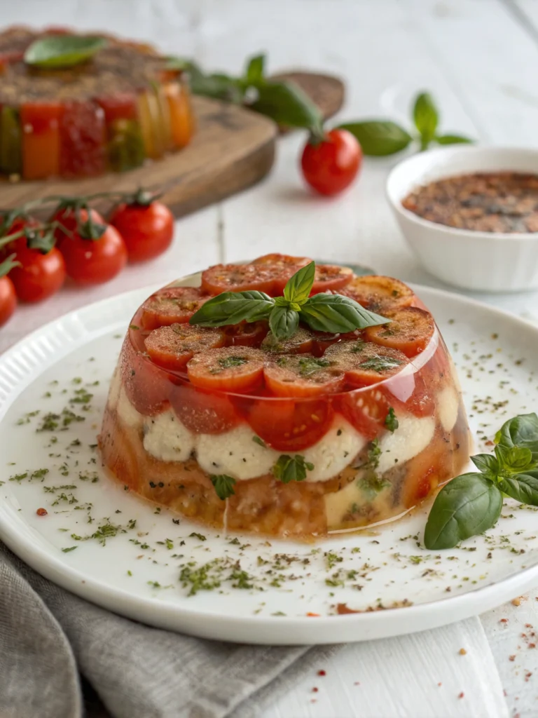 Classic Tomato Aspic: Vintage Elegance (Perfect Summer Appetizer!) ingredients