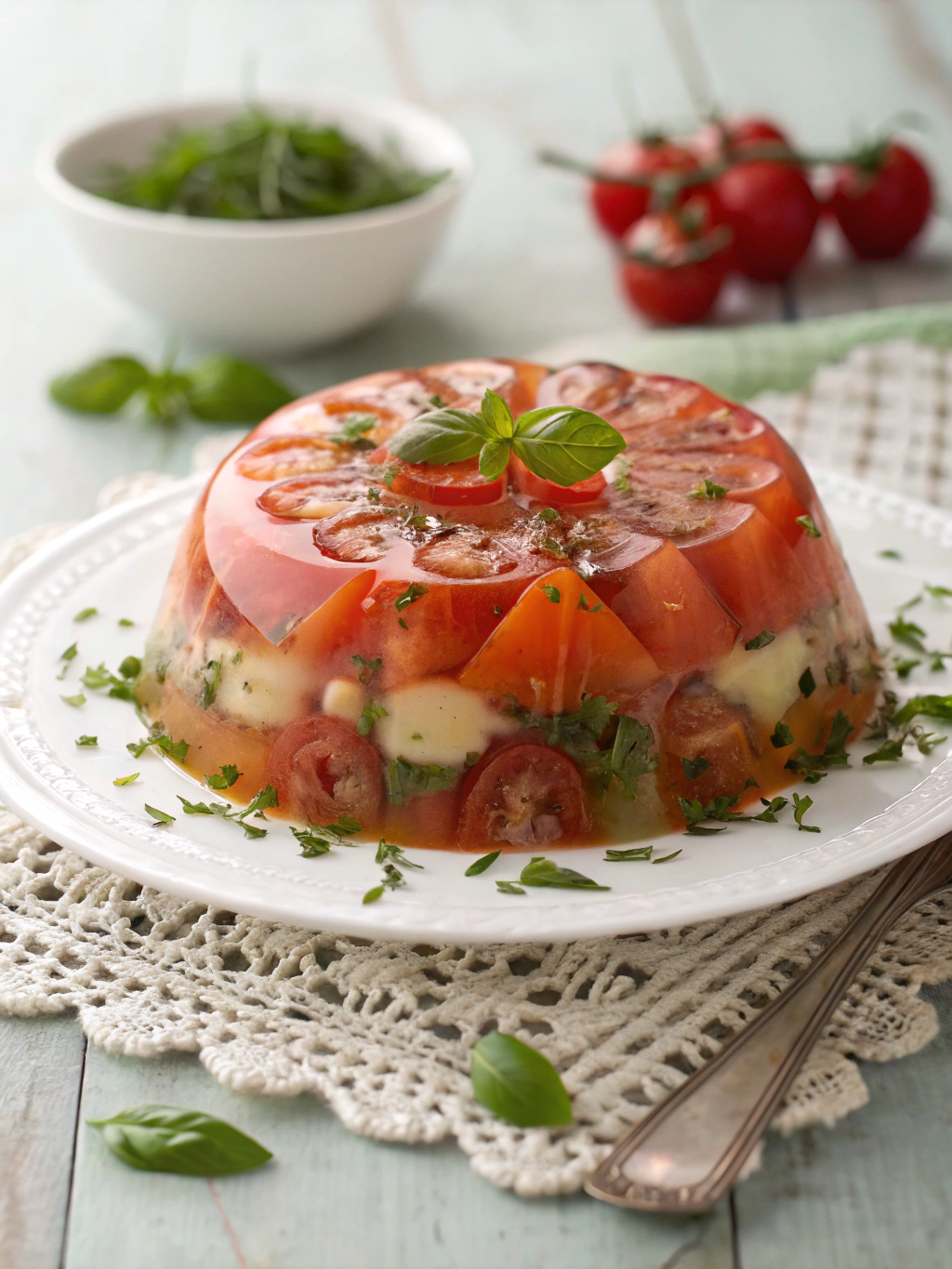Classic Tomato Aspic: Vintage Elegance (Perfect Summer Appetizer!)
