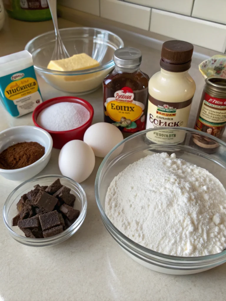 Classic Wacky Cake (No Eggs, Milk or Butter Needed!) ingredients