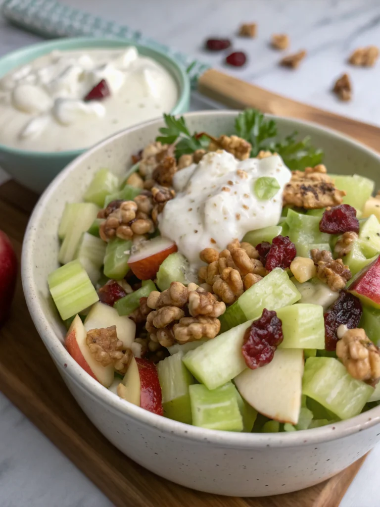 Classic Waldorf Apple Salad (Refreshingly Crisp & Sweet!)