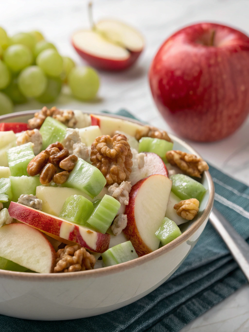 Classic Waldorf Apple Salad (Refreshingly Crisp & Sweet!) ingredients