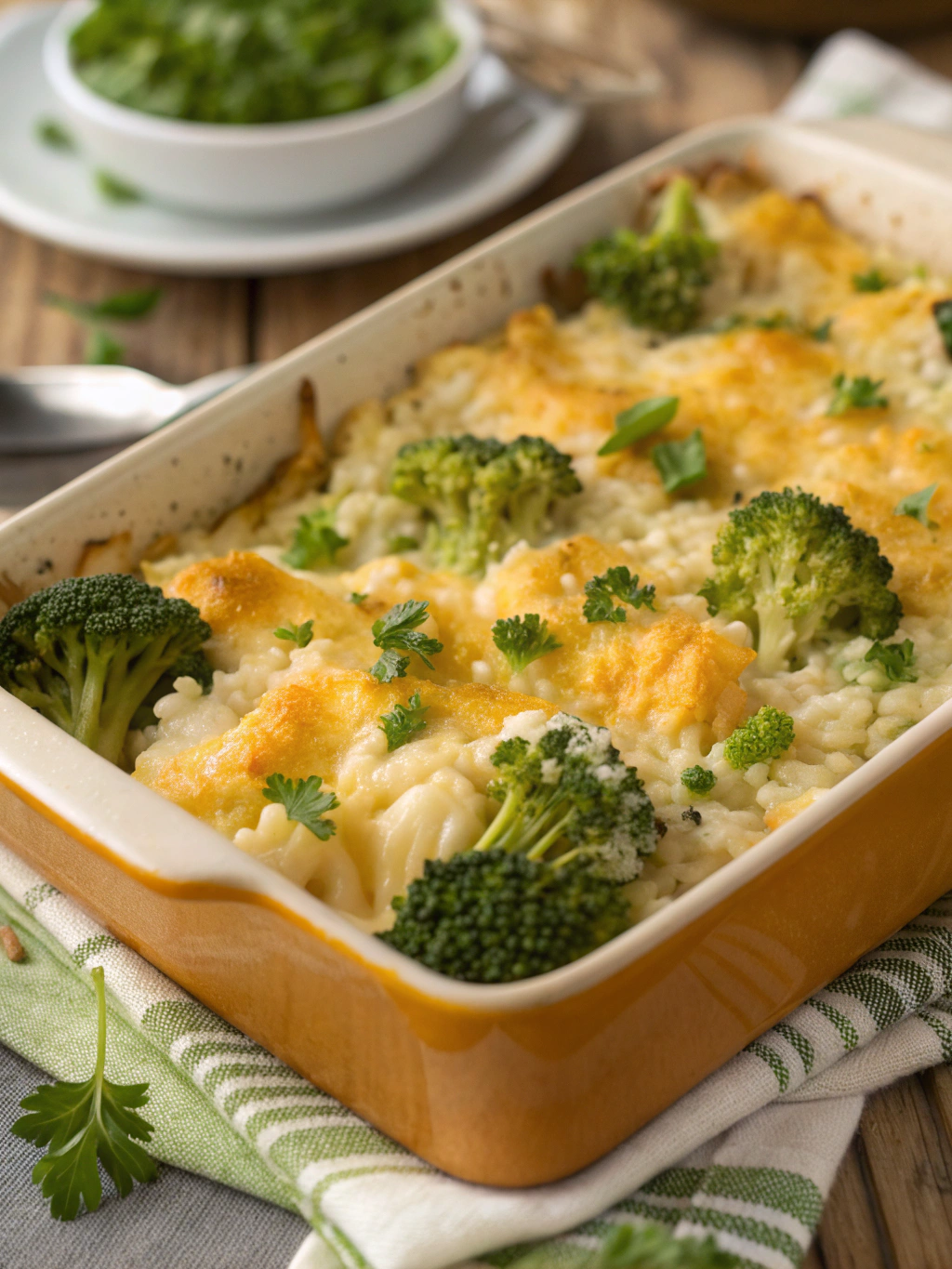 Creamy Broccoli & Cheese Rice Casserole (Family Favorite!) ingredients