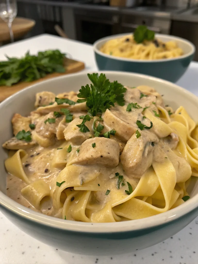 Creamy Homemade Chicken Stroganoff (Restaurant-Quality!) ingredients