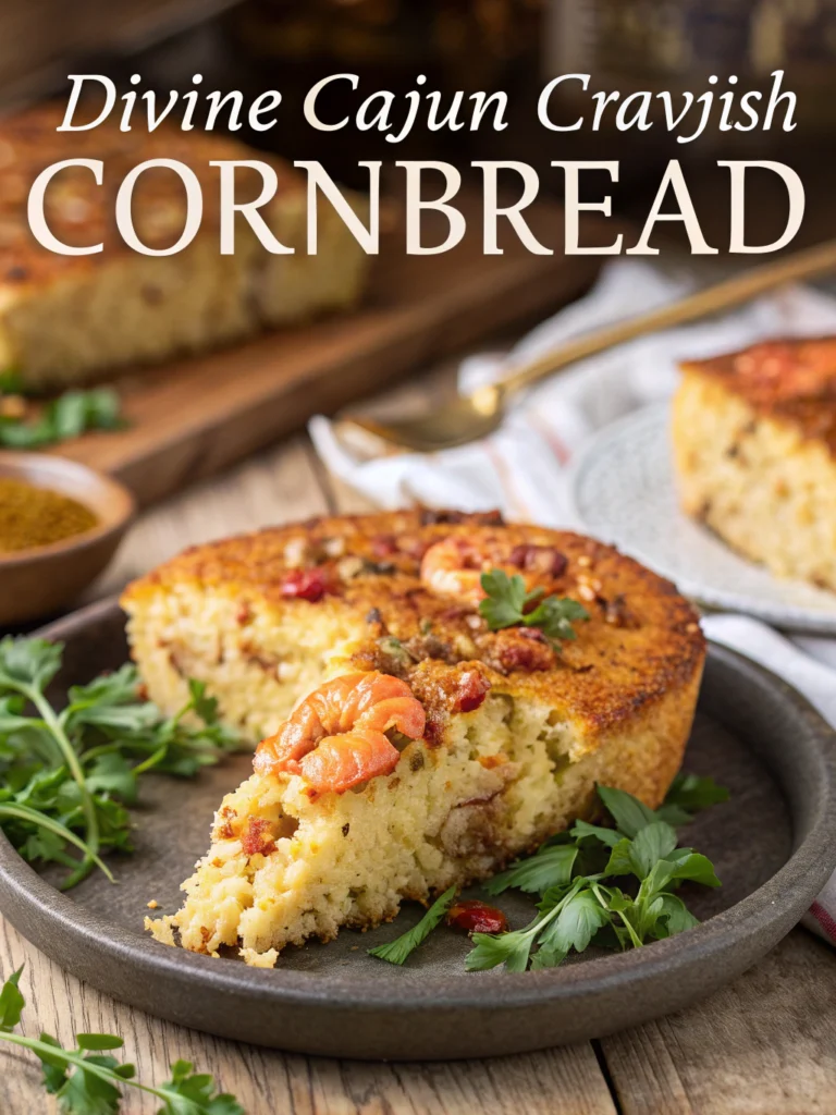 Divine Cajun Crawfish Cornbread (Southern Comfort Food!)