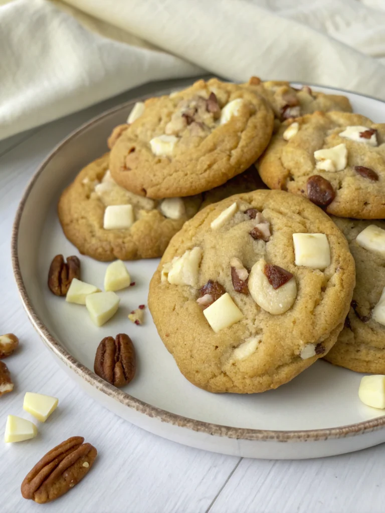 Divine California Cookies With White Chocolate & Nuts ingredients