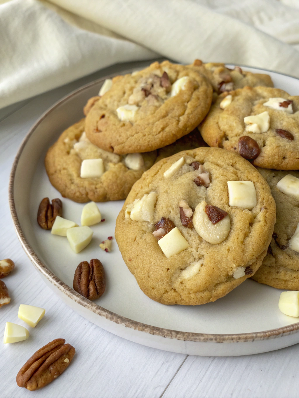 Divine California Cookies With White Chocolate & Nuts ingredients