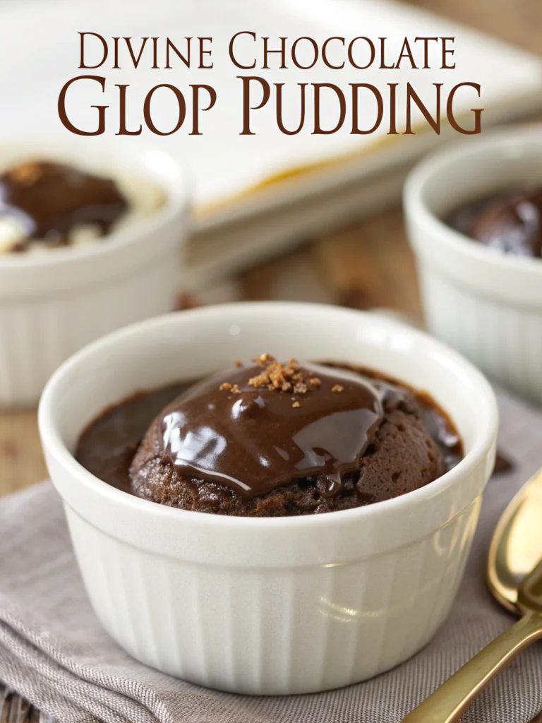 Divine Chocolate Glop Pudding (Decadently Rich & Gooey!)