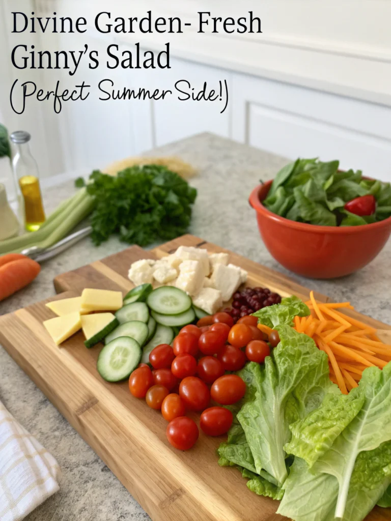 Divine Garden-Fresh Ginny's Salad (Perfect Summer Side!) ingredients