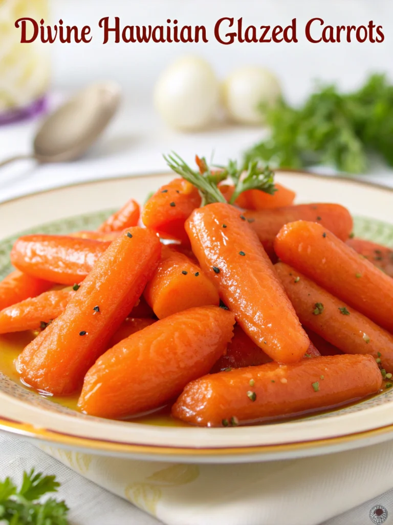 Divine Hawaiian Glazed Carrots (Tropical Flavor Explosion!) ingredients