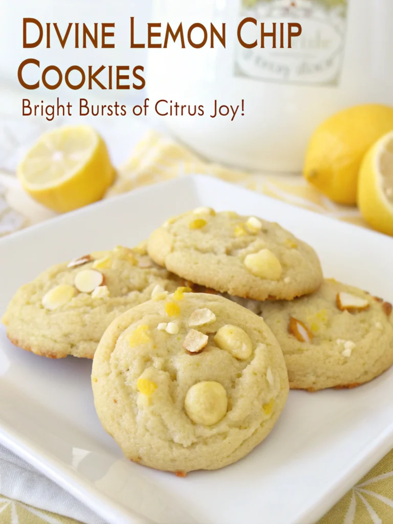 Divine Lemon Chip Cookies (Bright Bursts of Citrus Joy!)