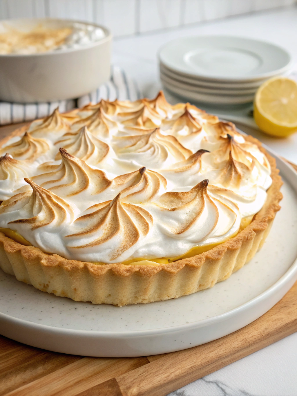 Divine Lemon Meringue Pie with Billowy Peaks (Better Than Bakery!)