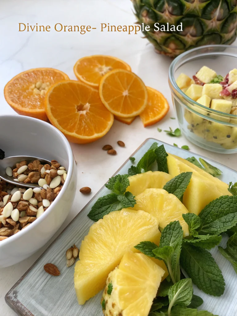 Divine Orange-Pineapple Salad (Perfect Summer Refreshment!) ingredients