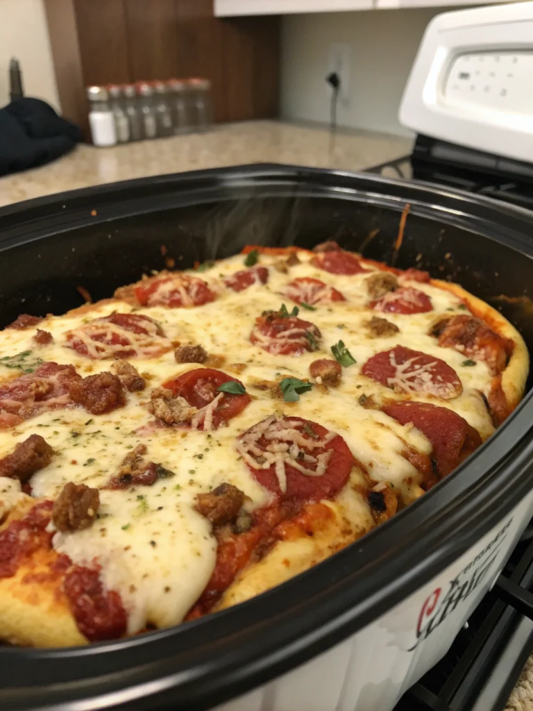 Divine Slow Cooker Pizza Casserole (Better Than Delivery!)