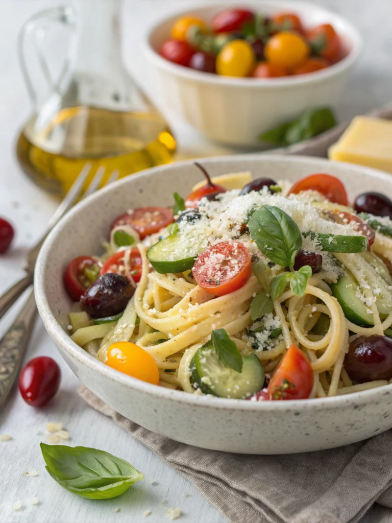 Divine Summer Linguine Salad (Perfect for Picnics!) ingredients