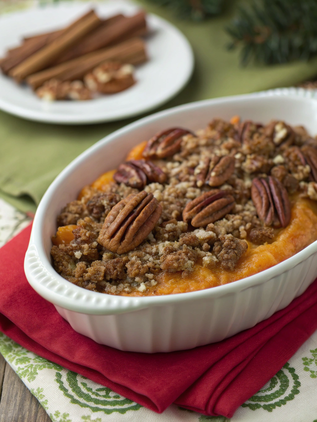 Divine Sweet Potato Casserole with Pecan Crumble (Holiday Favorite!) ingredients