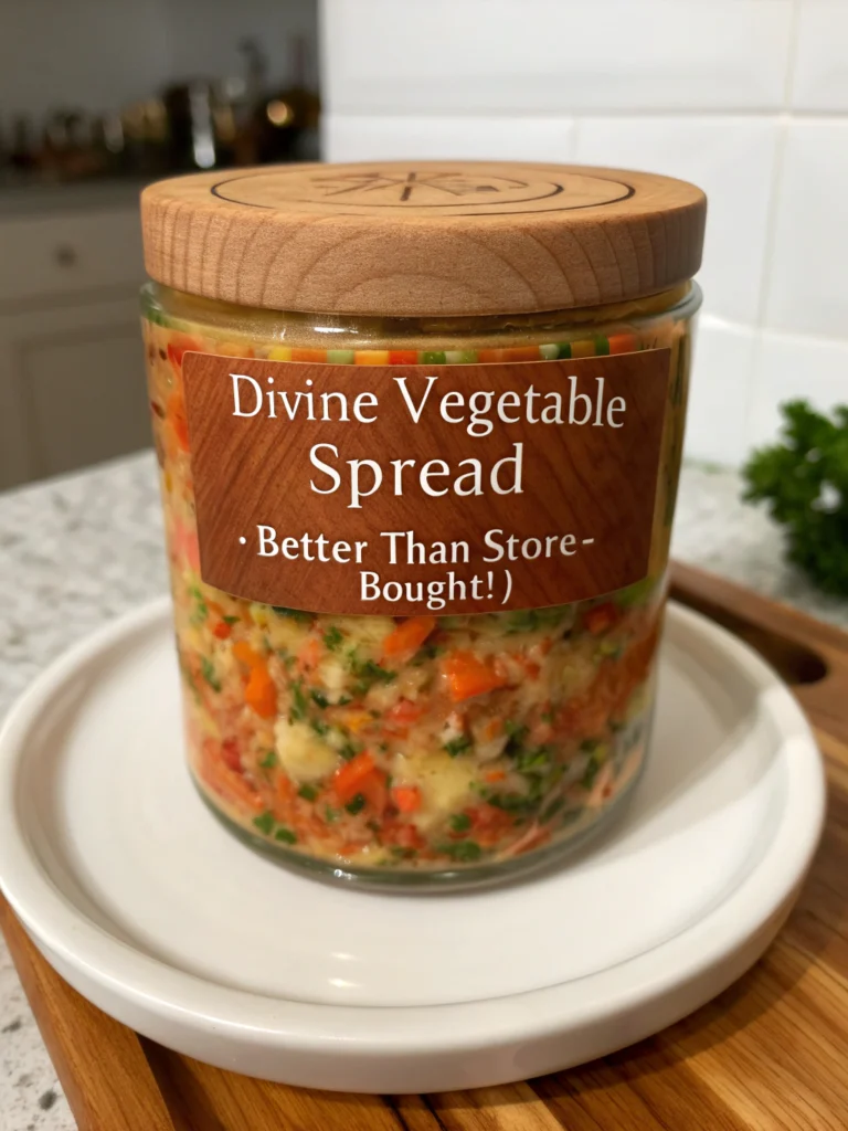 Divine Vegetable Spread (Better Than Store-Bought!)