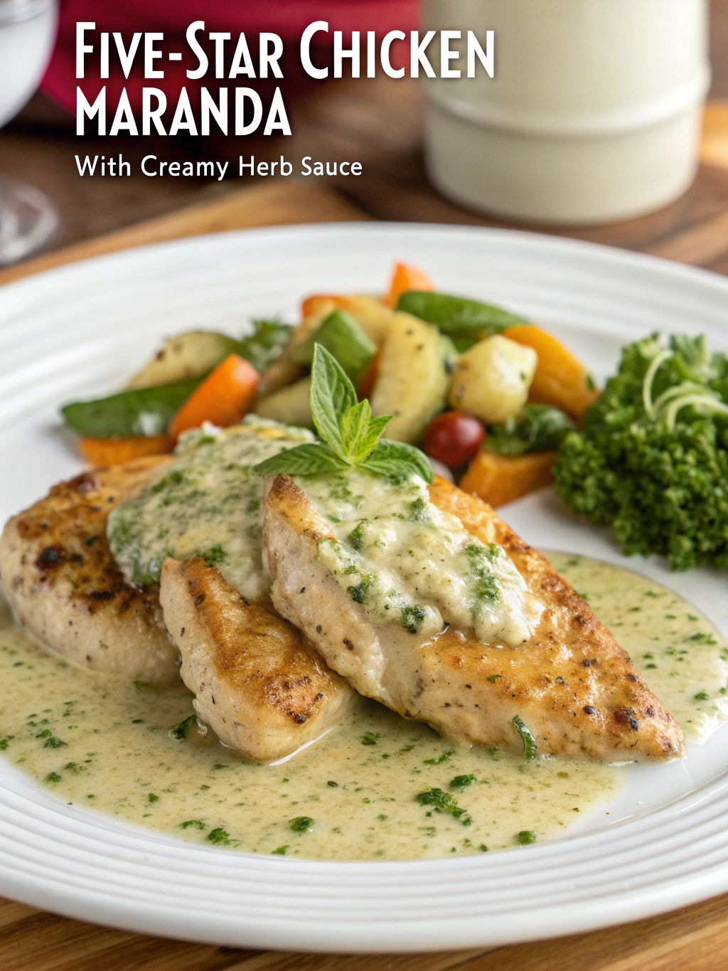 Five-Star Chicken Maranda with Creamy Herb Sauce (Restaurant-Quality!) ingredients