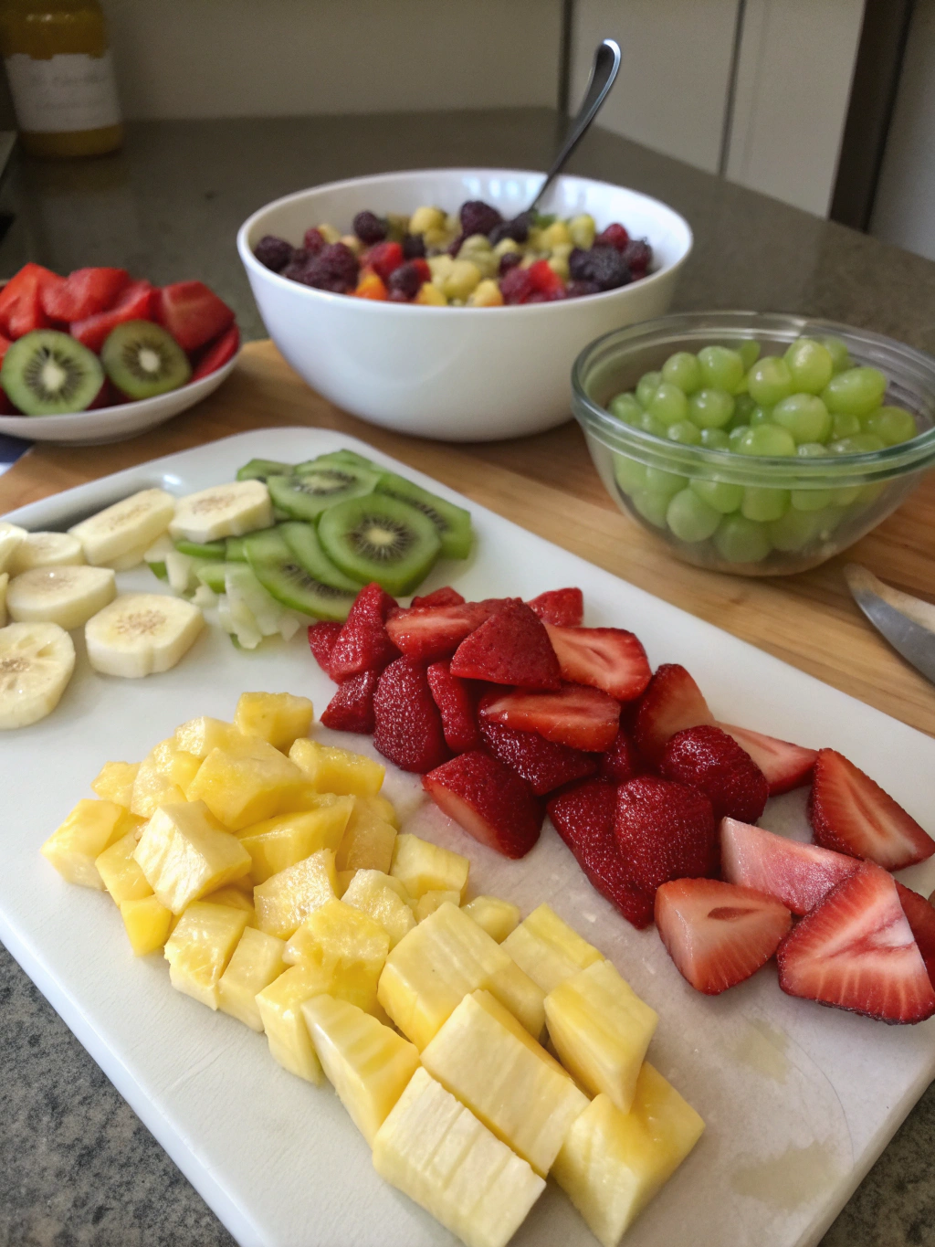 Fresh 5-Minute Rainbow Fruit Salad (Perfect Summer Refresher!) ingredients