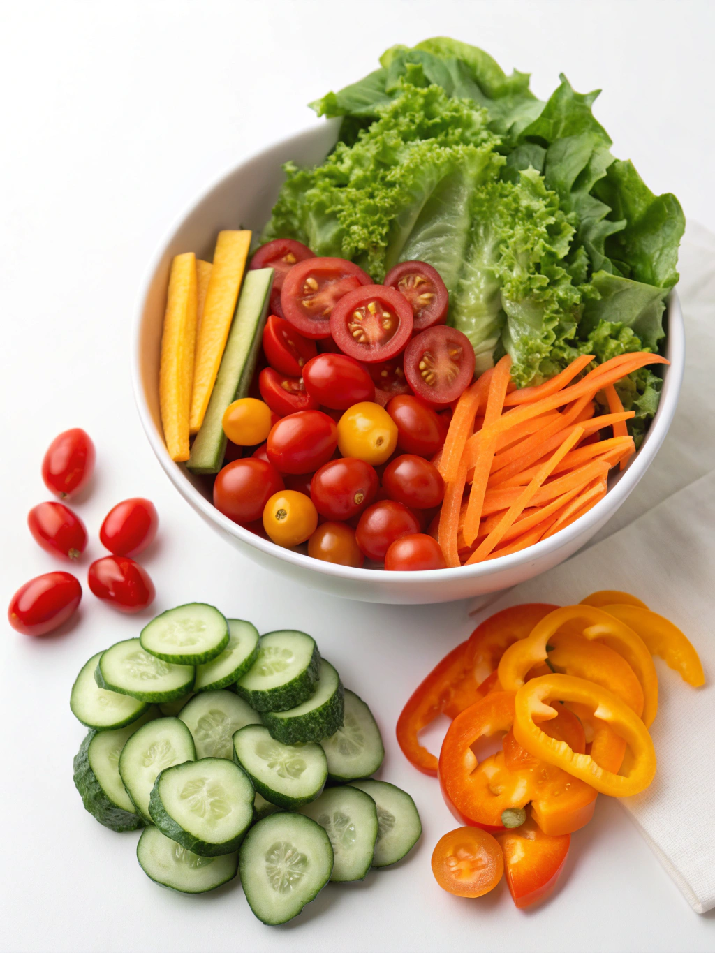 Fresh & Vibrant 10-Minute Salad Bowl (Perfect For Busy Days!) ingredients