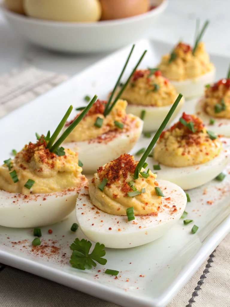 Gourmet Deviled Eggs with a Twist (Better Than Store-Bought!)