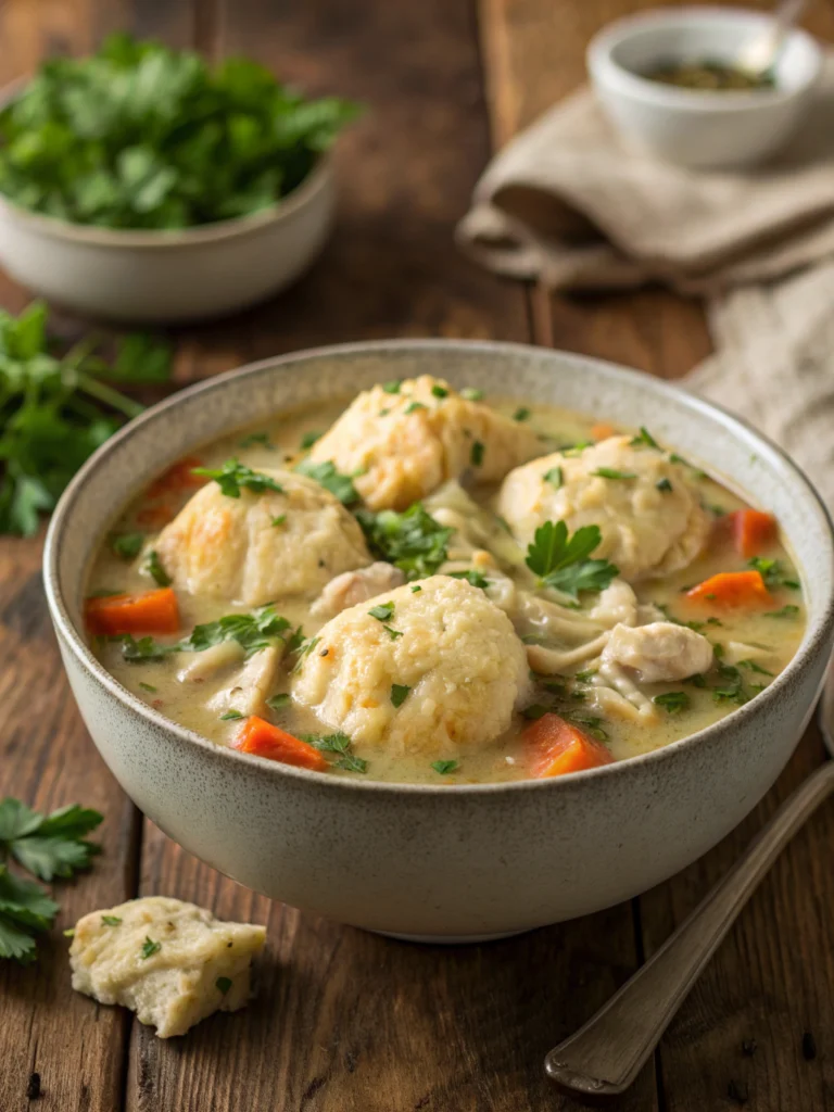 Homemade Chicken 'N Dumplings Supreme (Comfort Food Magic!)