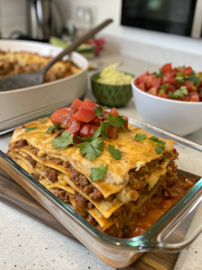 Homemade Enchilada Casserole Supreme (Family Favorite!) ingredients