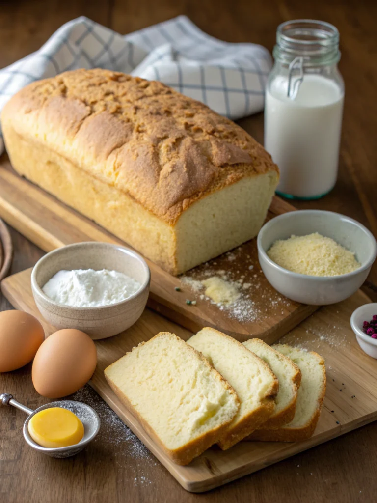 Homemade English Muffin Loaf (Better Than Store-Bought!) ingredients