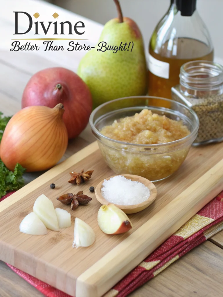Homemade Pear Relish Divine (Better Than Store-Bought!) ingredients