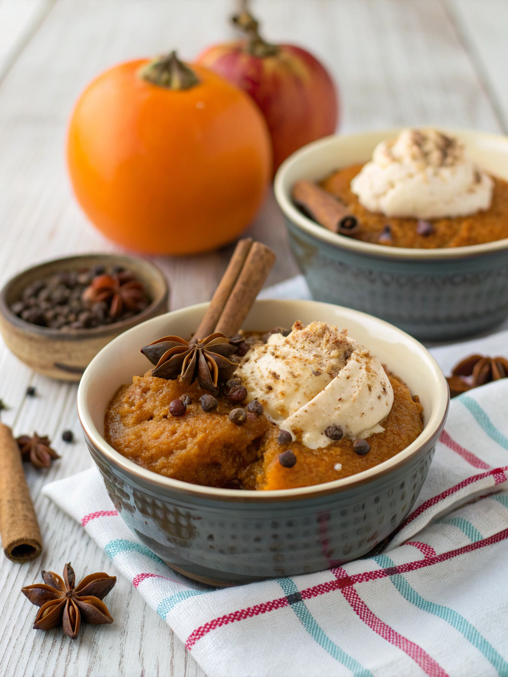Homemade Persimmon Pudding with Warm Spices (Fall Favorite!)
