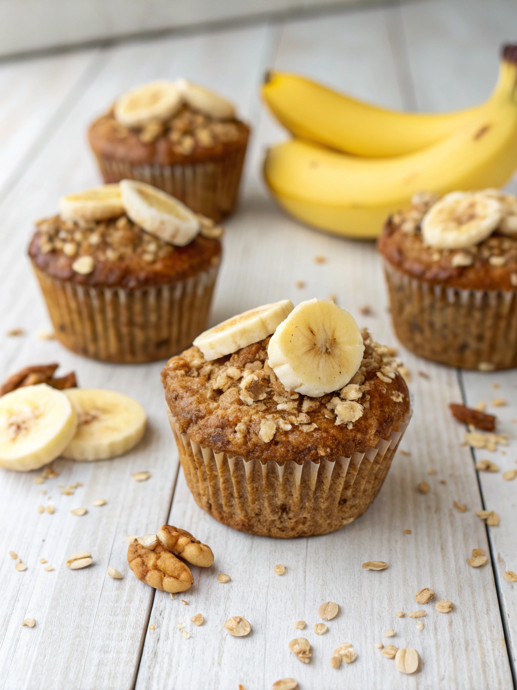 Irresistible Banana Crunch Muffins (Guilt-Free & Fluffy!)