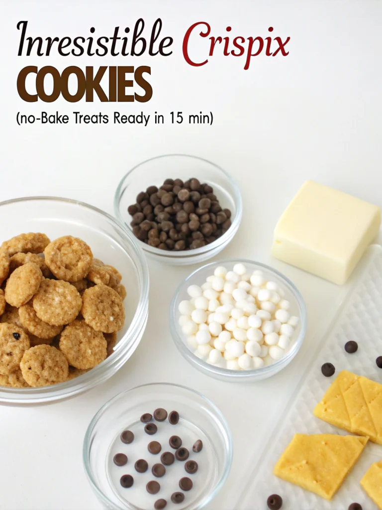 Irresistible Crispix Cookies (No-Bake Treats Ready in 15 Min!) ingredients