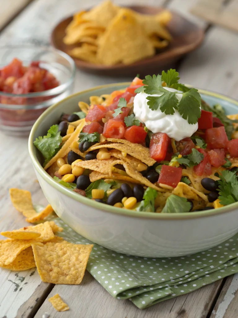 Irresistible Frito Corn Chip Fiesta Salad (Perfect for Potlucks!) ingredients