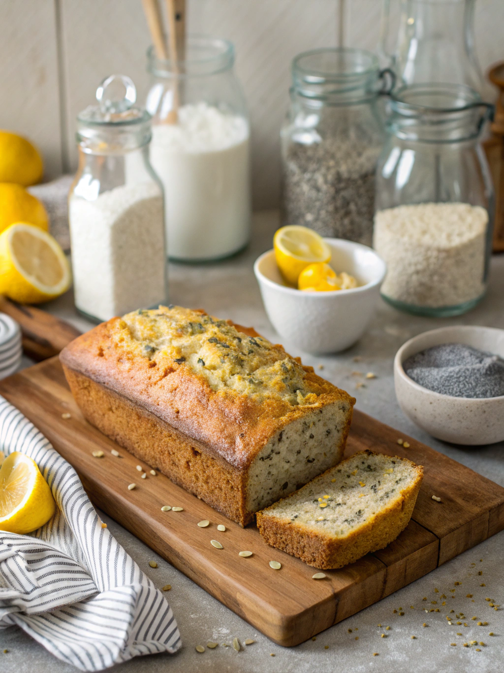 Irresistible Lemon Poppy Seed Bread (Better Than Bakery!) ingredients