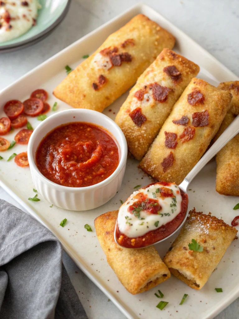 Irresistible Pizza Dippers with Marinara (Perfect Game Day Snack!) ingredients